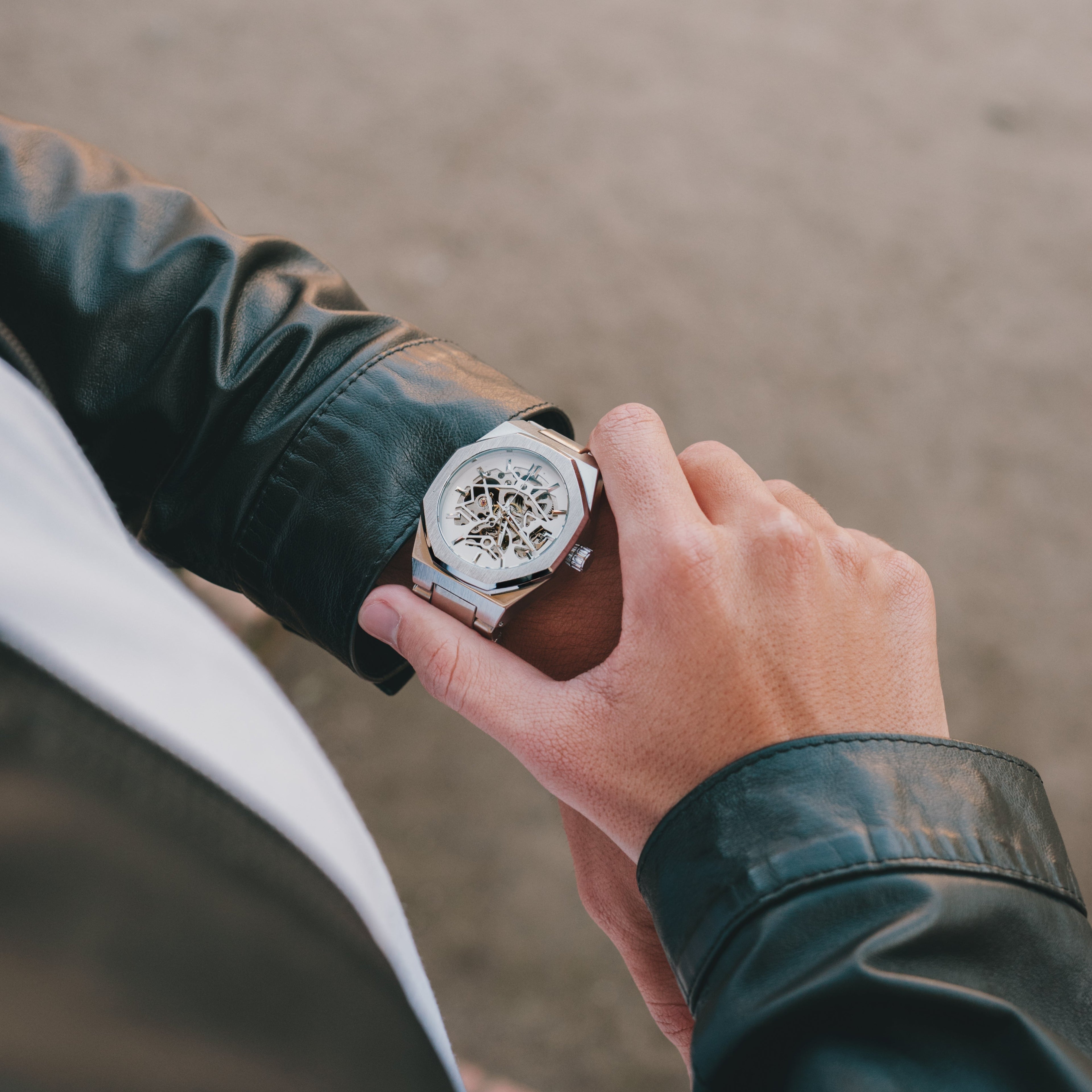 Relógio Masculino Milano Esqueleton