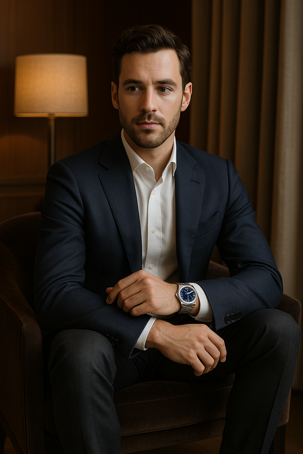 Relógio Masculino Sabr Arábia Silver –